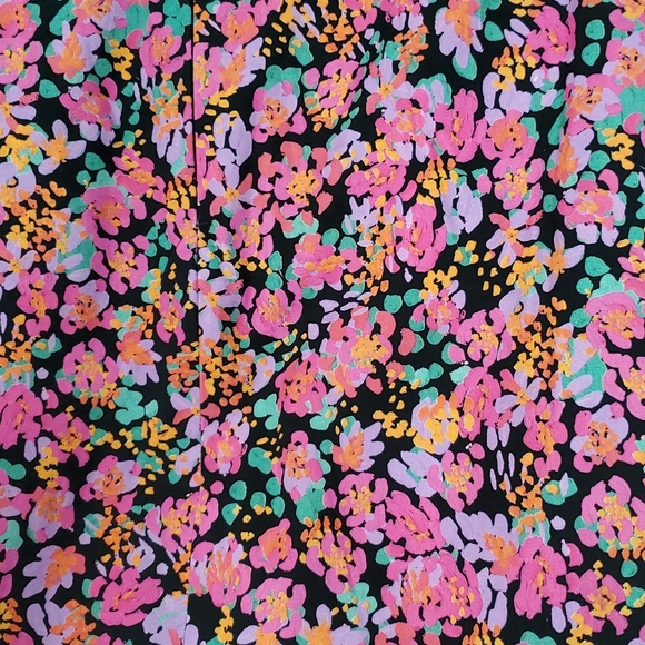 NWT ZARA PINK FLORAL DRAPPED MINI SKIRT - Picture 9 of 10